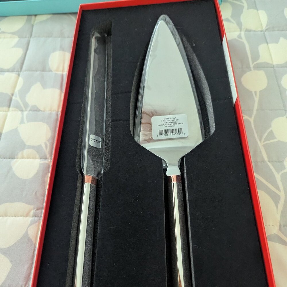 Rosy Glow 2 piece dessert set